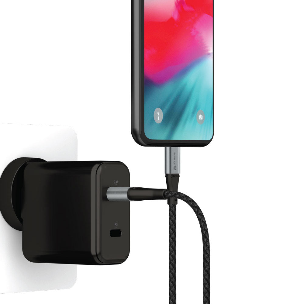 SUPER Ultra USB-A to Lightning Cable -Space Grey-1.5m、mySite、fannypackpong