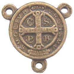  St. Benedict Center piece - Bronze (1.2 cm-0.5)、mySite、elrpsem3k