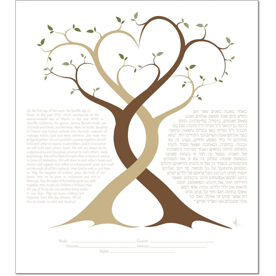  A Lovers Embrace Ketubah by Micah Parker、mySite、elrpsem3k