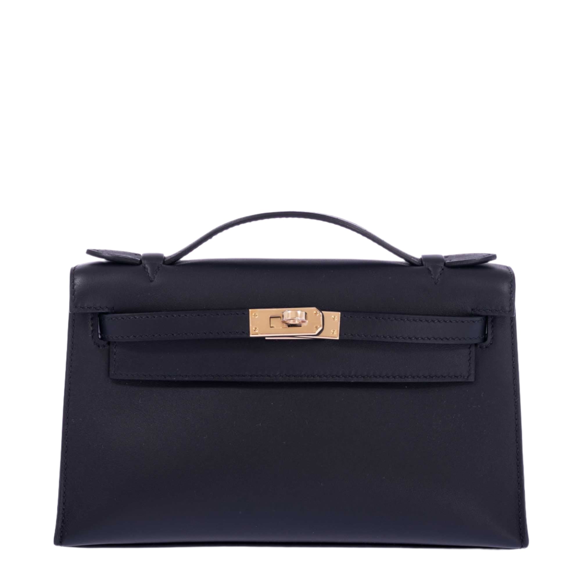 Hermès Kelly Mini Pochette Black Swift Permabrass Hardware、mySite、garminoutage.com