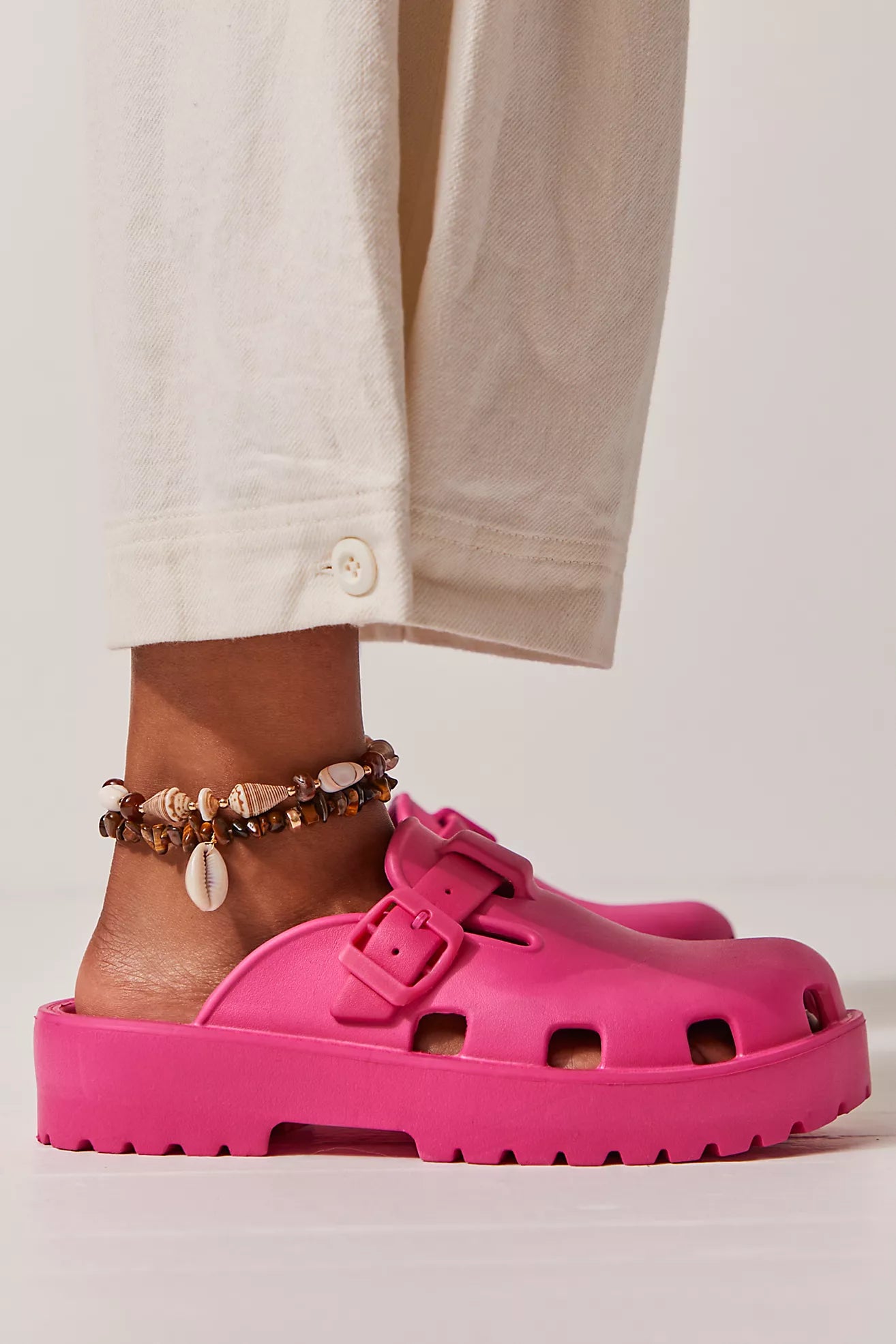 We The Free People Karlie Buckle Clog、mySite、garagedoors4me