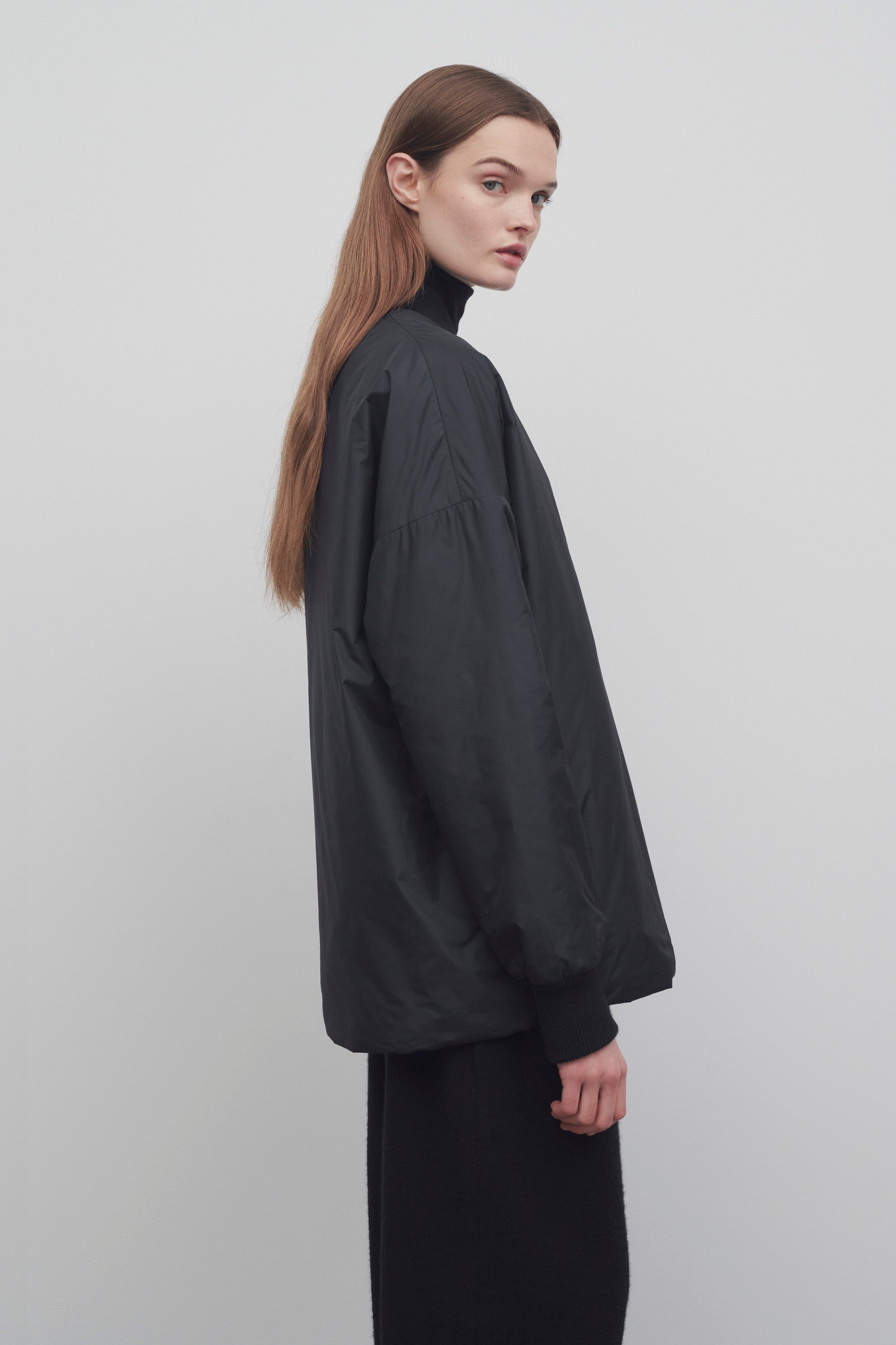 Vito Jacket in Nylon and Cashmere、mySite、aoinhome