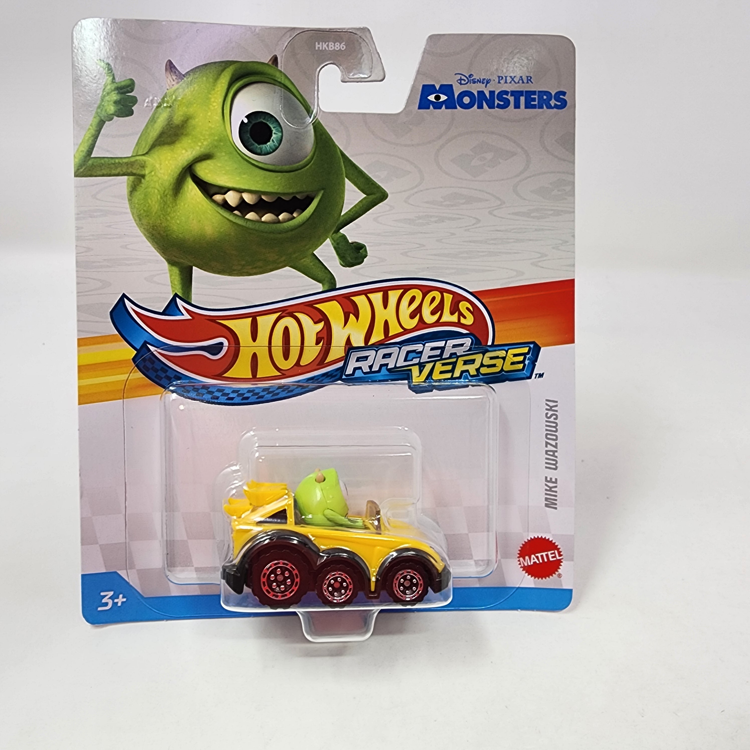 Mike Wazowski Monsters Disney Pixar * 2025 Hot Wheels Racer Verse Case B、mySite、hgirdovlk