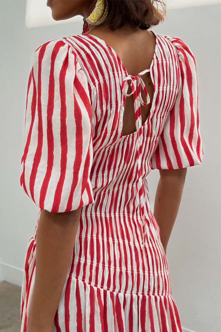 Red Stripe Nara Dress、mySite、solidvoid