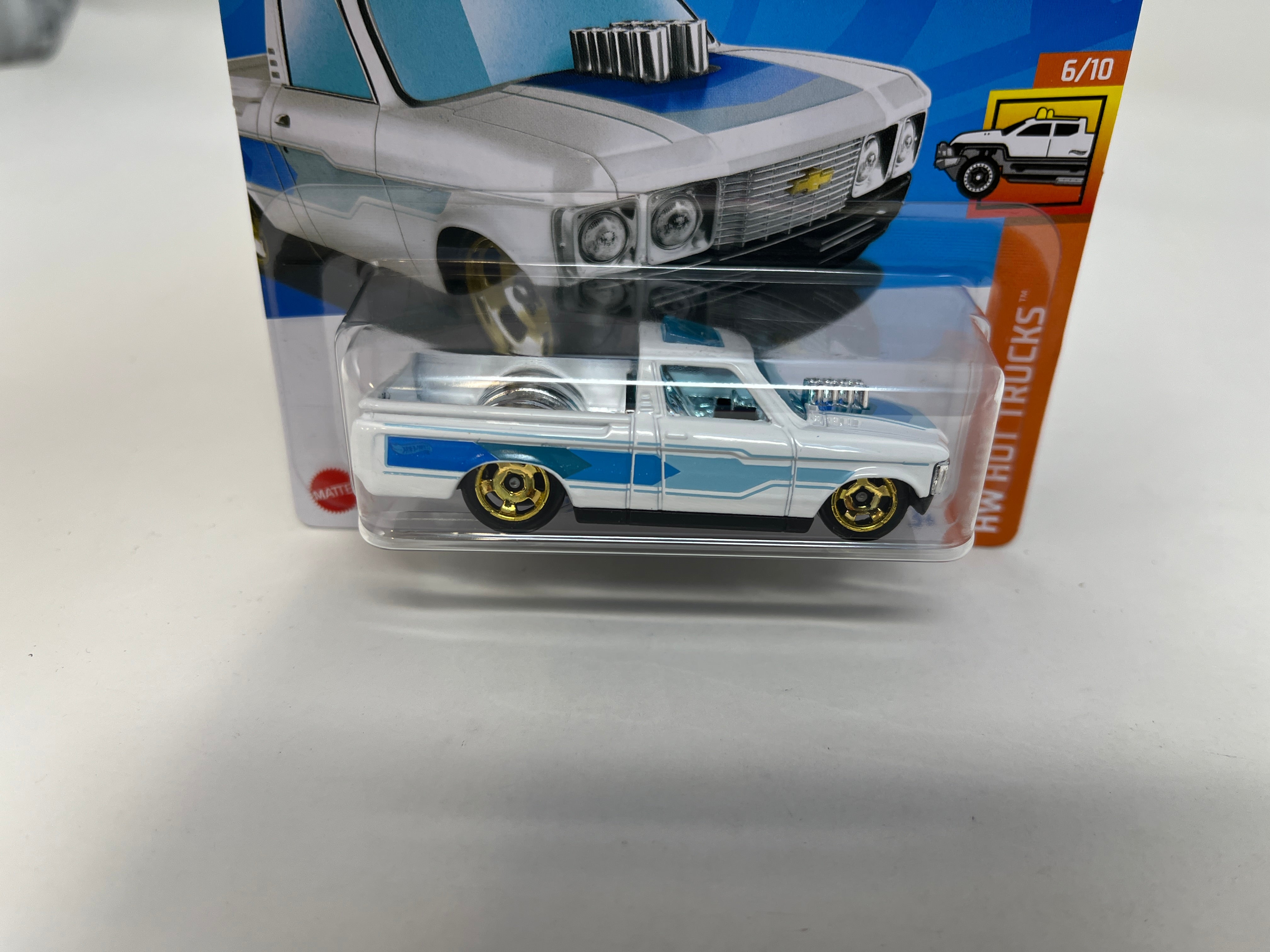 Custom '72 Chevy LUV #118 * WHITE * 2024 Hot Wheels Case N Short Card、mySite、hgirdovlk