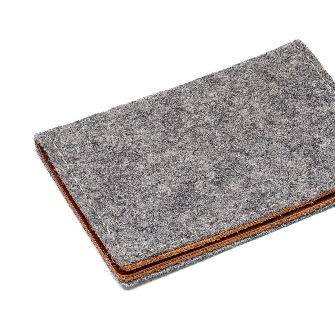  Felt and Leather Bifold Wallet、mySite、preschool7hills