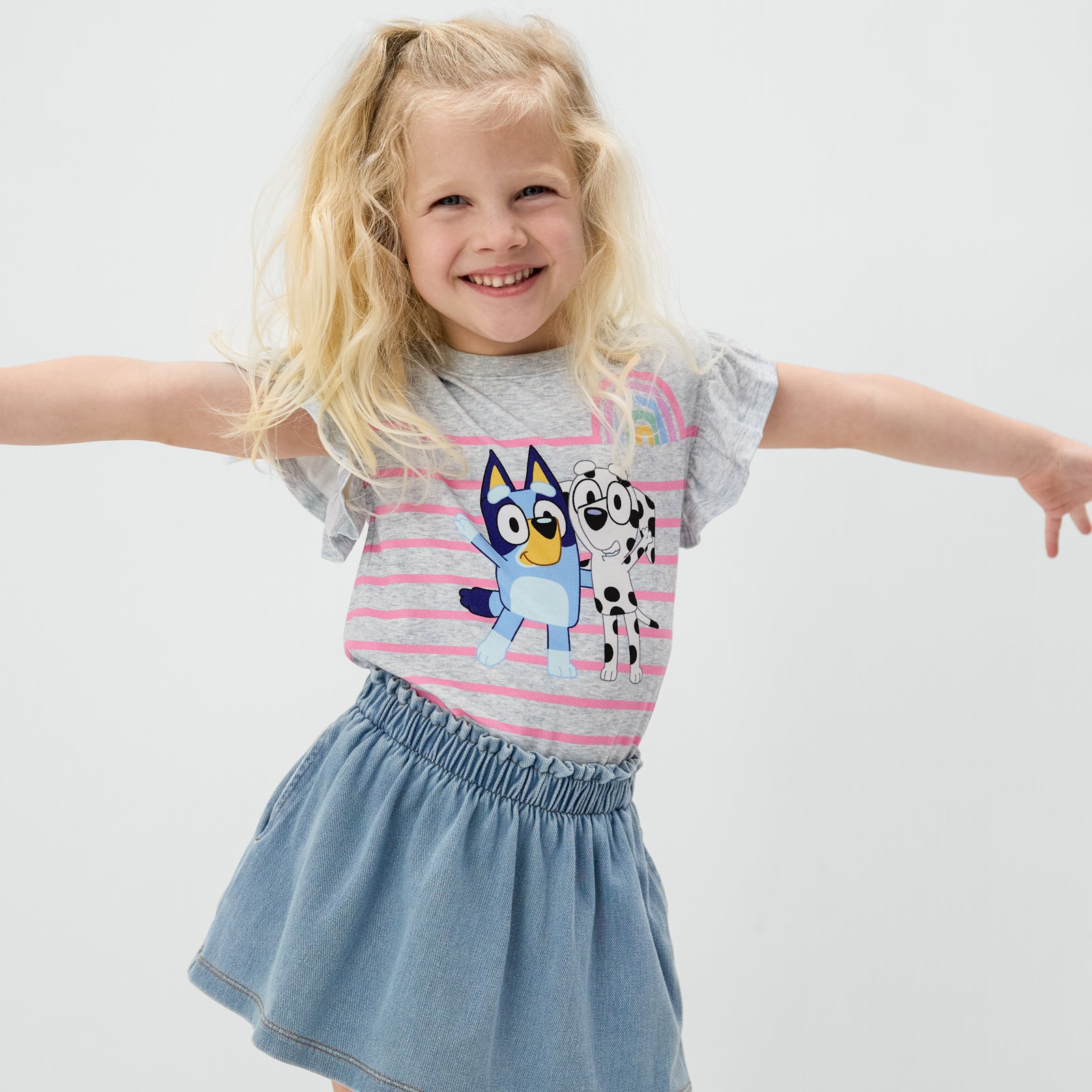 Bluey & Friends Flutter Tee、mySite、g9winljtr