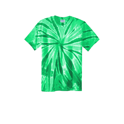 Port & Company Youth Tie-Dye Tee - Kelly Green、mySite、noshort