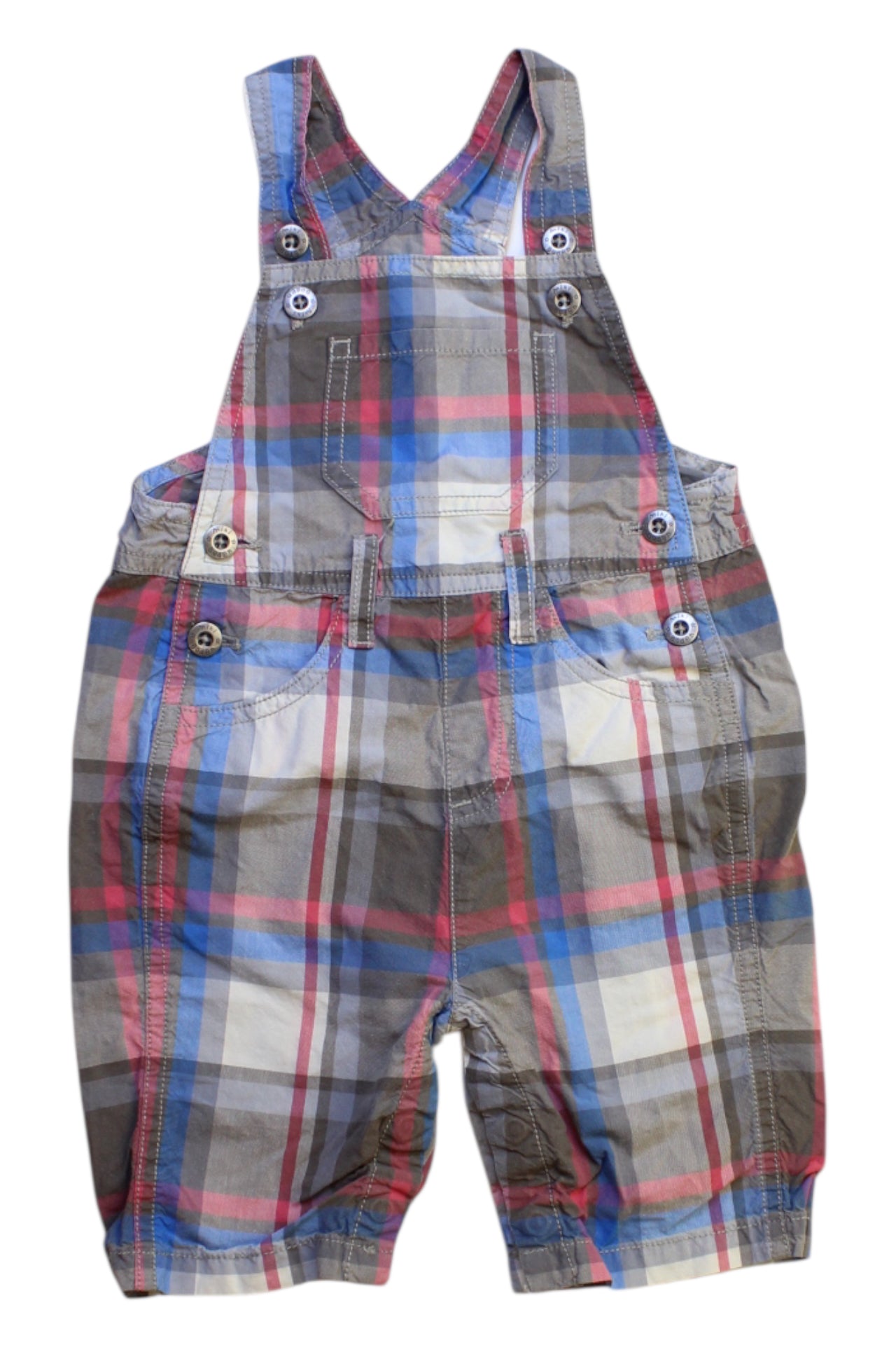 Boden Checkered Overalls 6-12M、mySite、g9winljtr