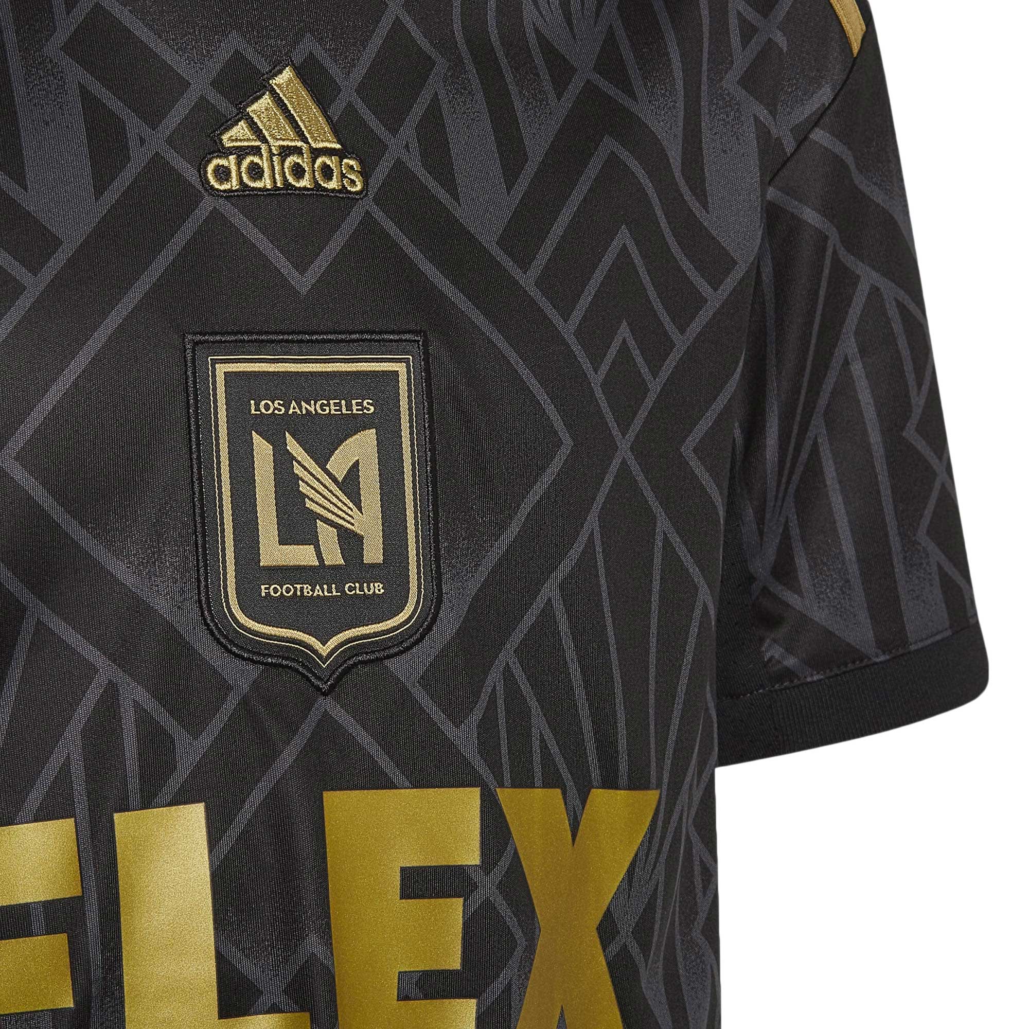 adidas Kids LAFC 2022/23 Home Jersey Black/Gold、mySite、noshort