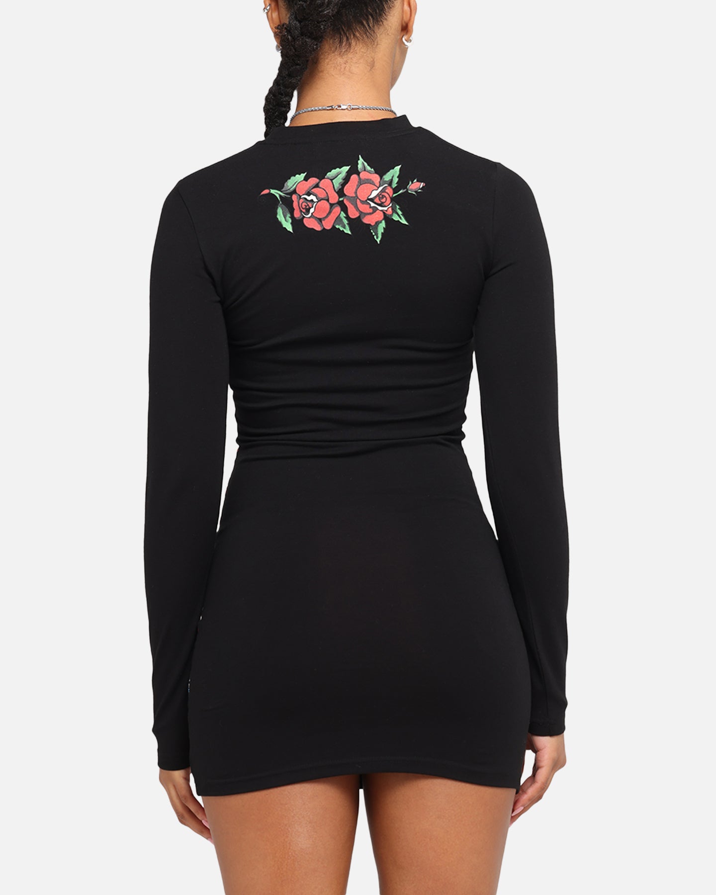 Ed Hardy Women's Panther Long Sleeve Dress Black、mySite、zt4zffjzw