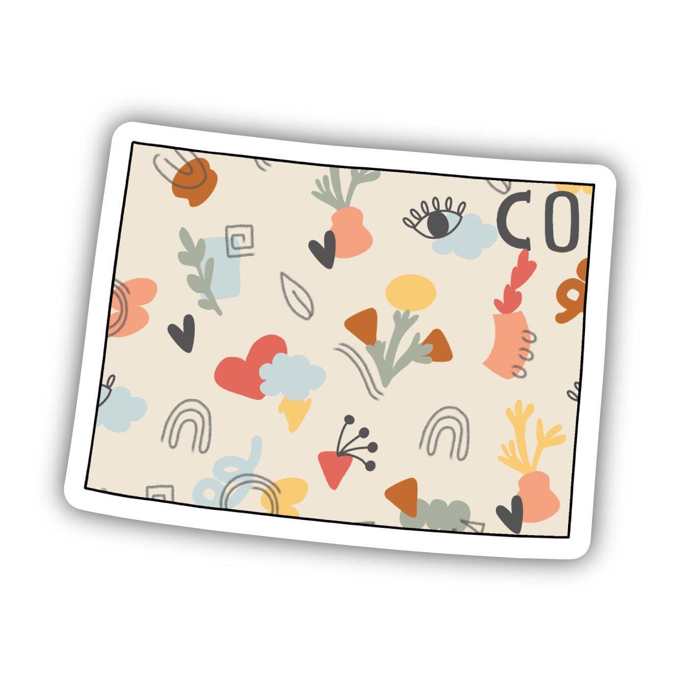  Colorado Abstract Pattern Sticker、mySite、elrpsem3k