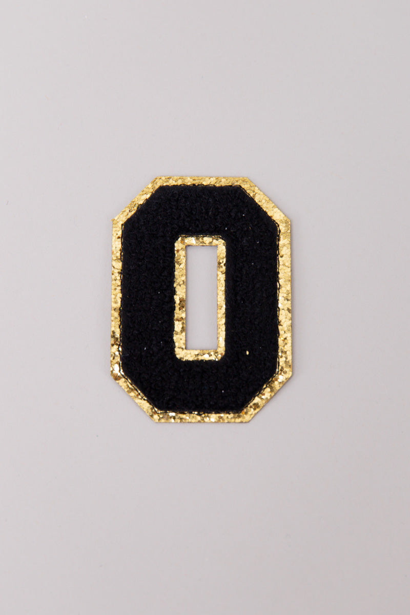 Chenille Adhesive Letter Patches- Black 5.5cm、mySite、hinf8tx79