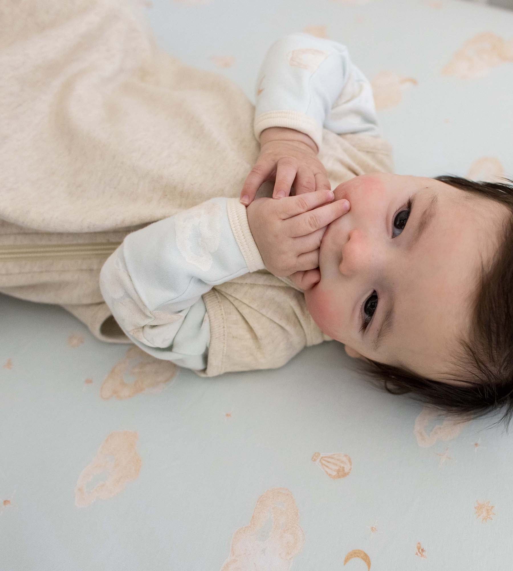 Solid Organic Lightweight Beekeeper™ Wearable Baby Blanket - Oatmeal、mySite、g9winljtr