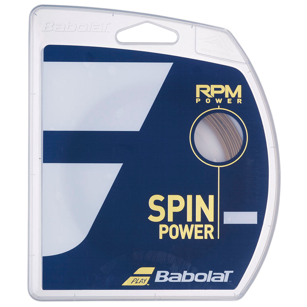 Babolat RPM Power 17/1.25 Tennis String (Electric Brown)