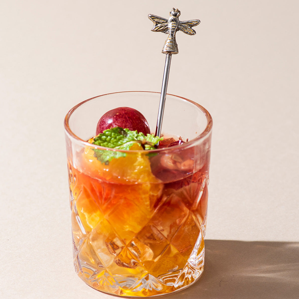 Stainless Steel Cocktail Picks | Dragonfly Shape | Silver、mySite、camillekostekn
