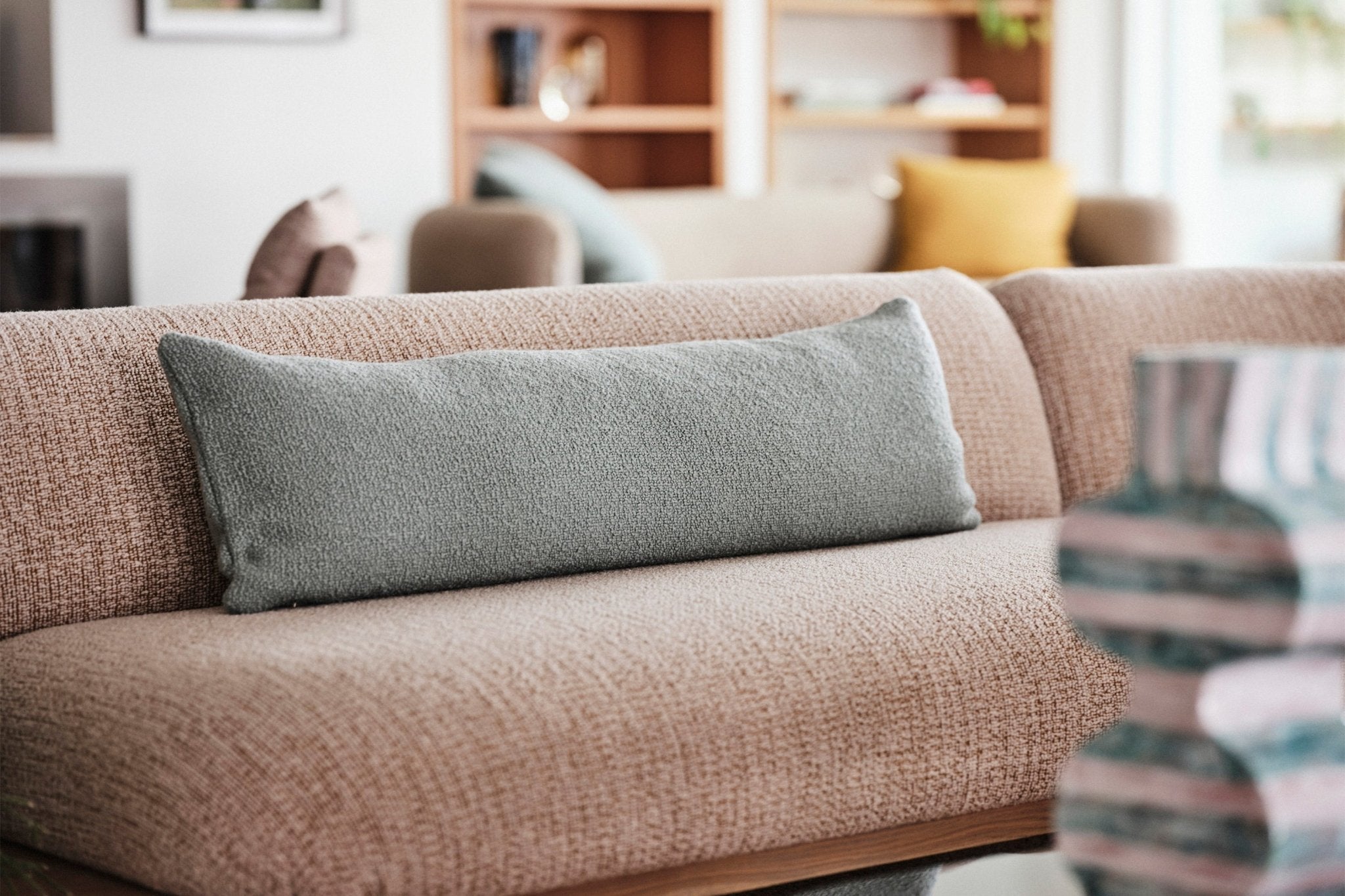 Poppy Long Rectangle Cushion Pond、mySite、neckold