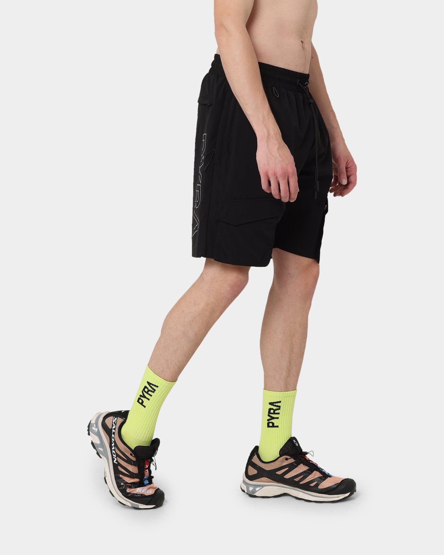 PYRA Flex Cargo Shorts Black、mySite、zt4zffjzw