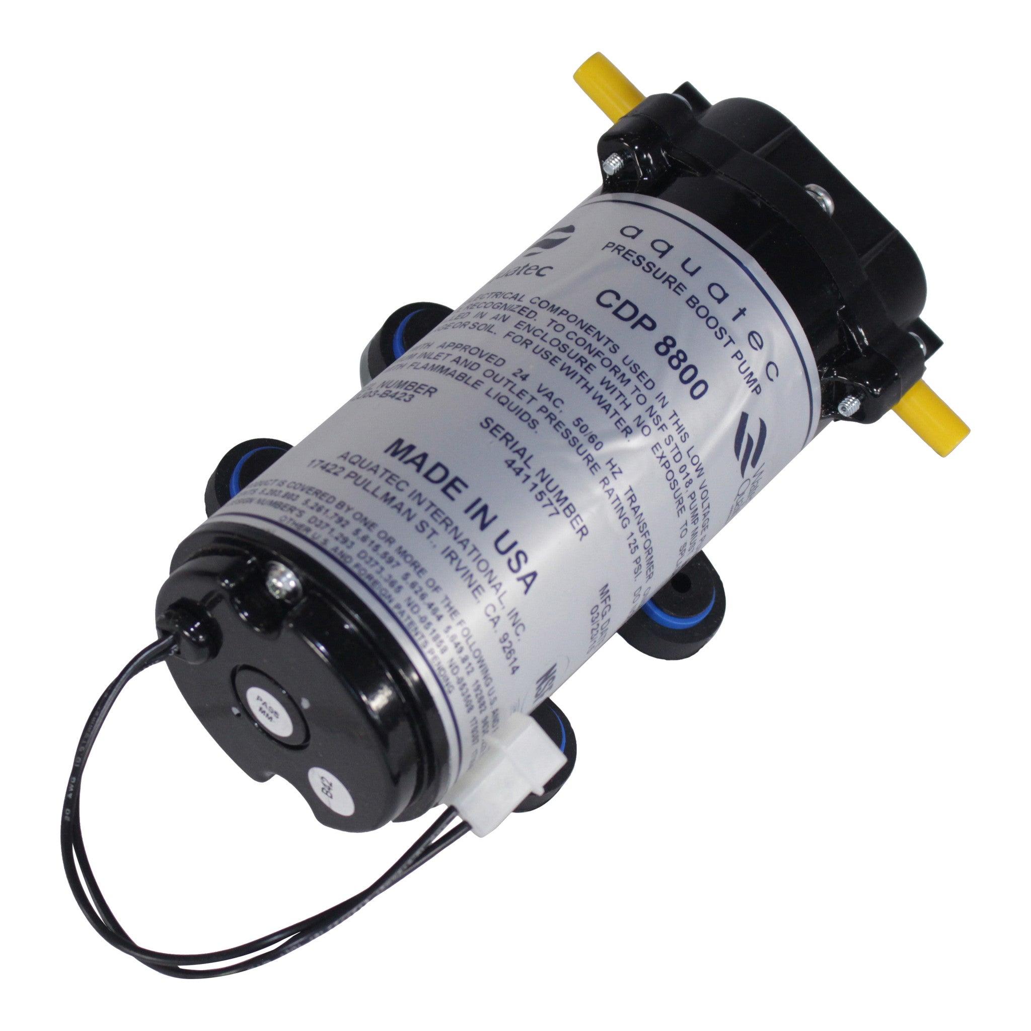 Aquatec RO Booster Pump - 8800 High Flow 8851-2J03-B423S | Water eStore、mySite、noshort