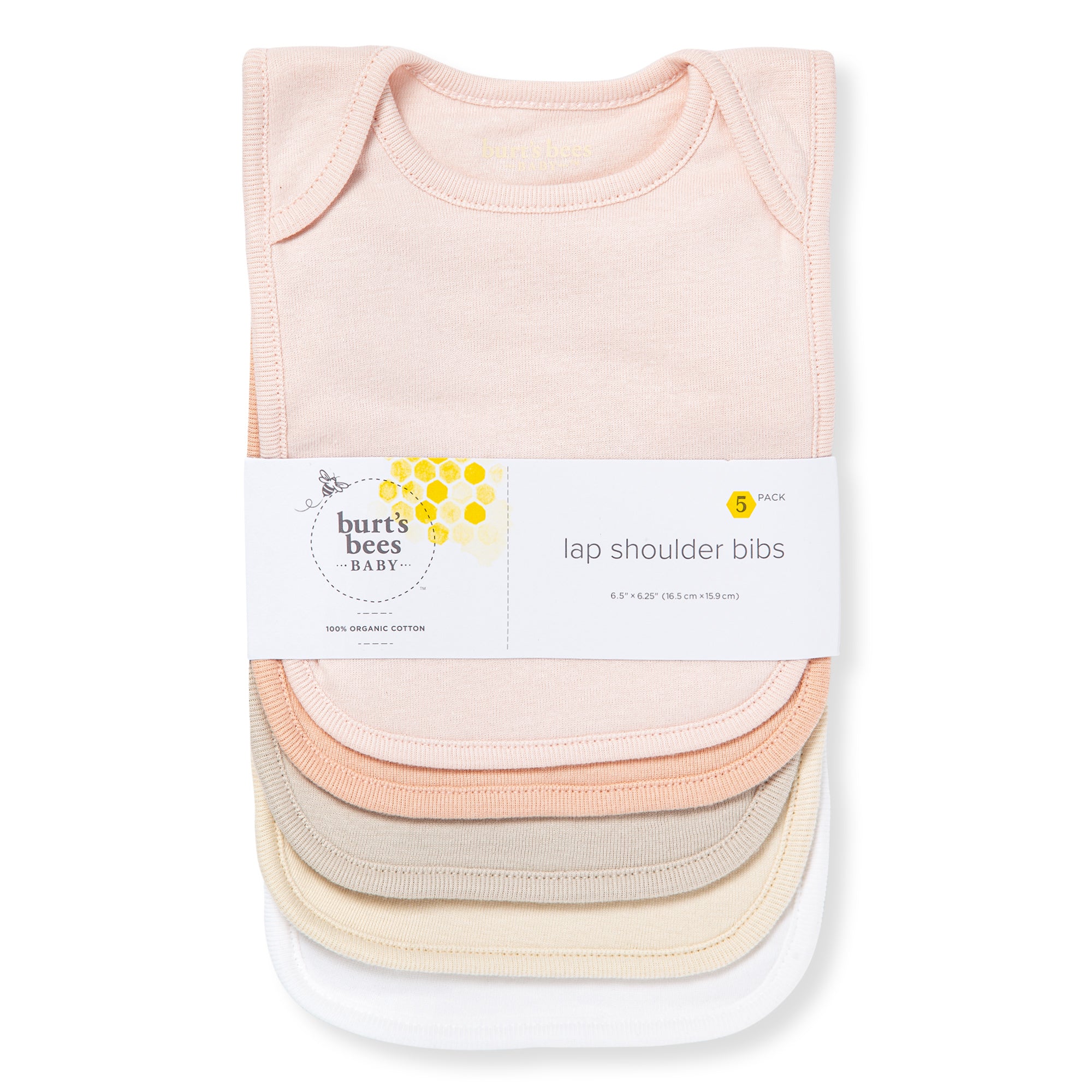  Solid Organic Cotton Baby Bibs 5 Pack - Pink Sand、mySite、layawaytickets