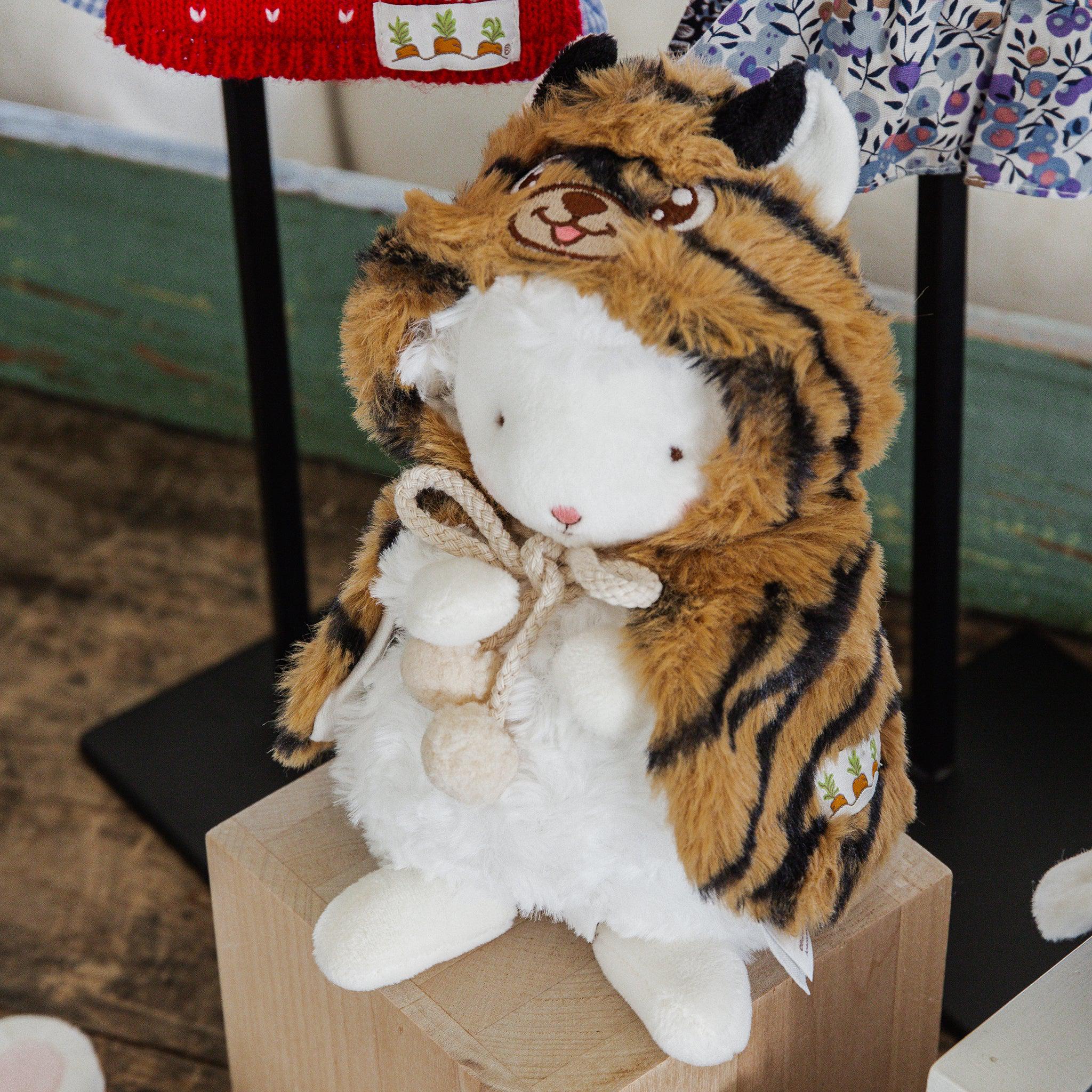 RETIRED - Kiddo's Closet Tiger Cape - Cream、mySite、g9winljtr