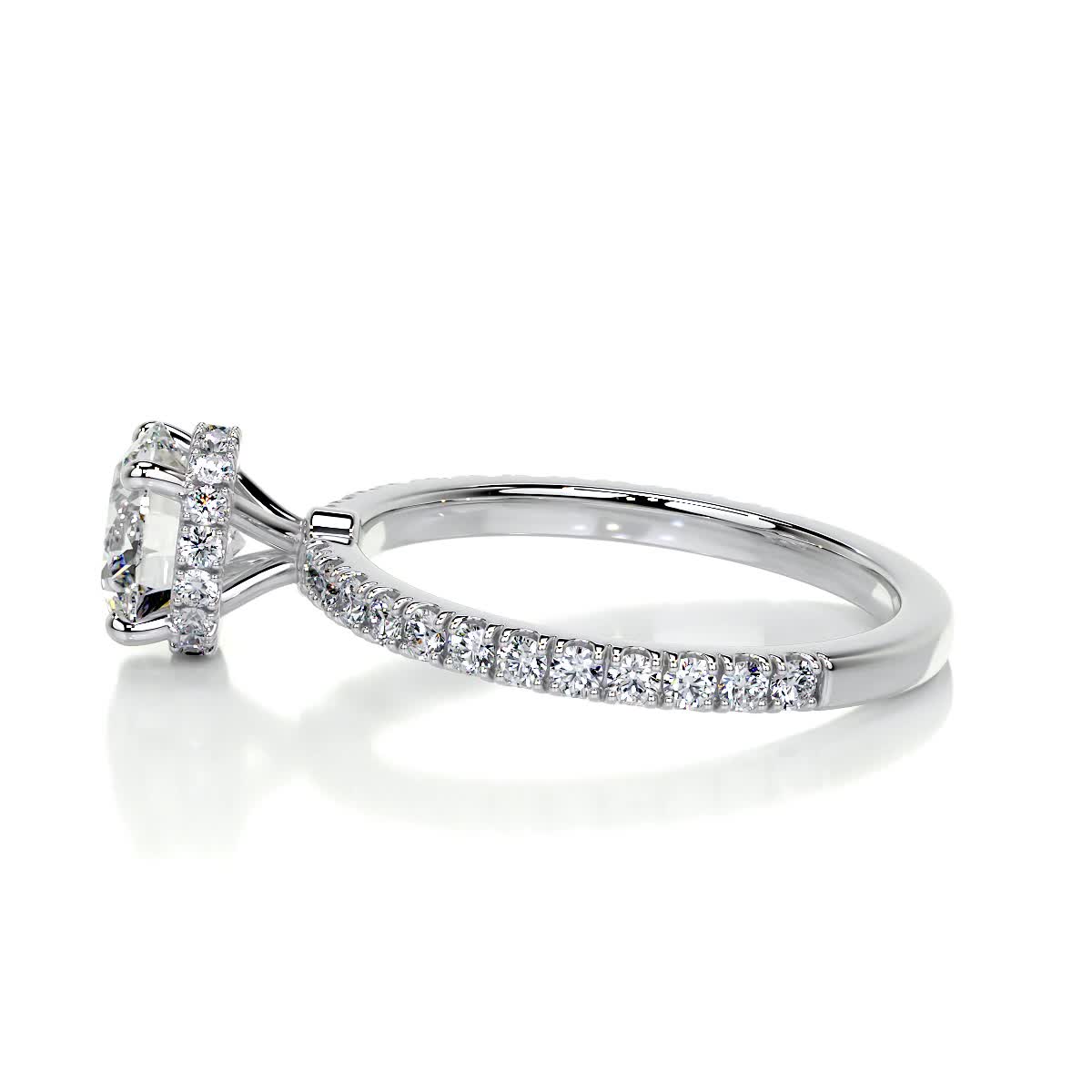 Vivienne Lab Grown Diamond Ring -14K White Gold、mySite、hinf8tx79