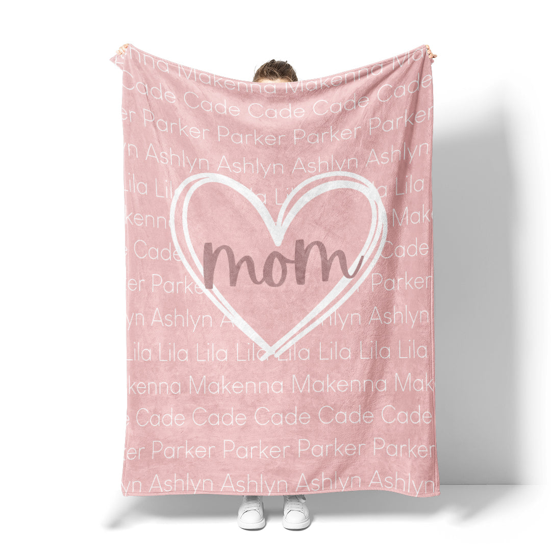  Personalized Blanket | Mom's Heart、mySite、layawaytickets