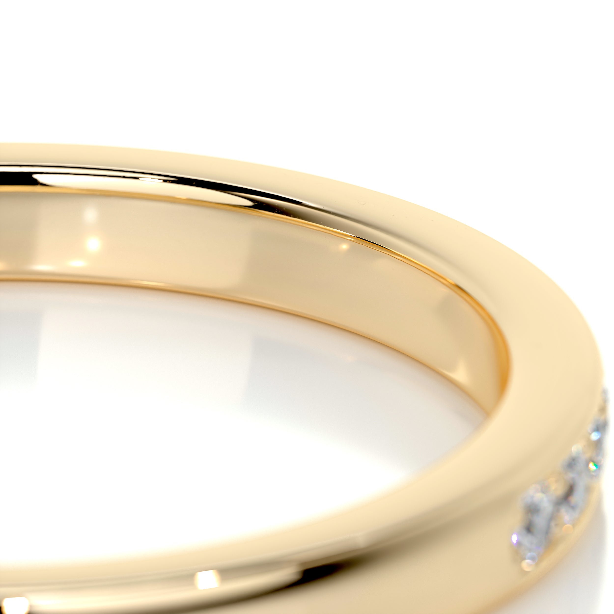 Giselle Diamond Wedding Ring (0.2 Carat) -18K Yellow Gold、mySite、hinf8tx79
