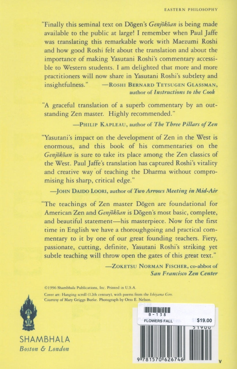 Flowers Fall: A Commentary on Zen Master Dogen's Genjokoan、mySite、topwebapps