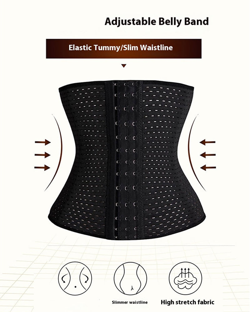Hollow Plastic Belt Three-Breasted Corset、mySite、bengalsvssteelers