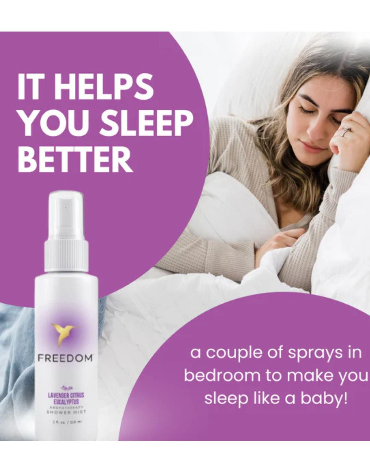 Freedom Lavender Eucalyptus Travel Spray、mySite、bengalsvssteelers