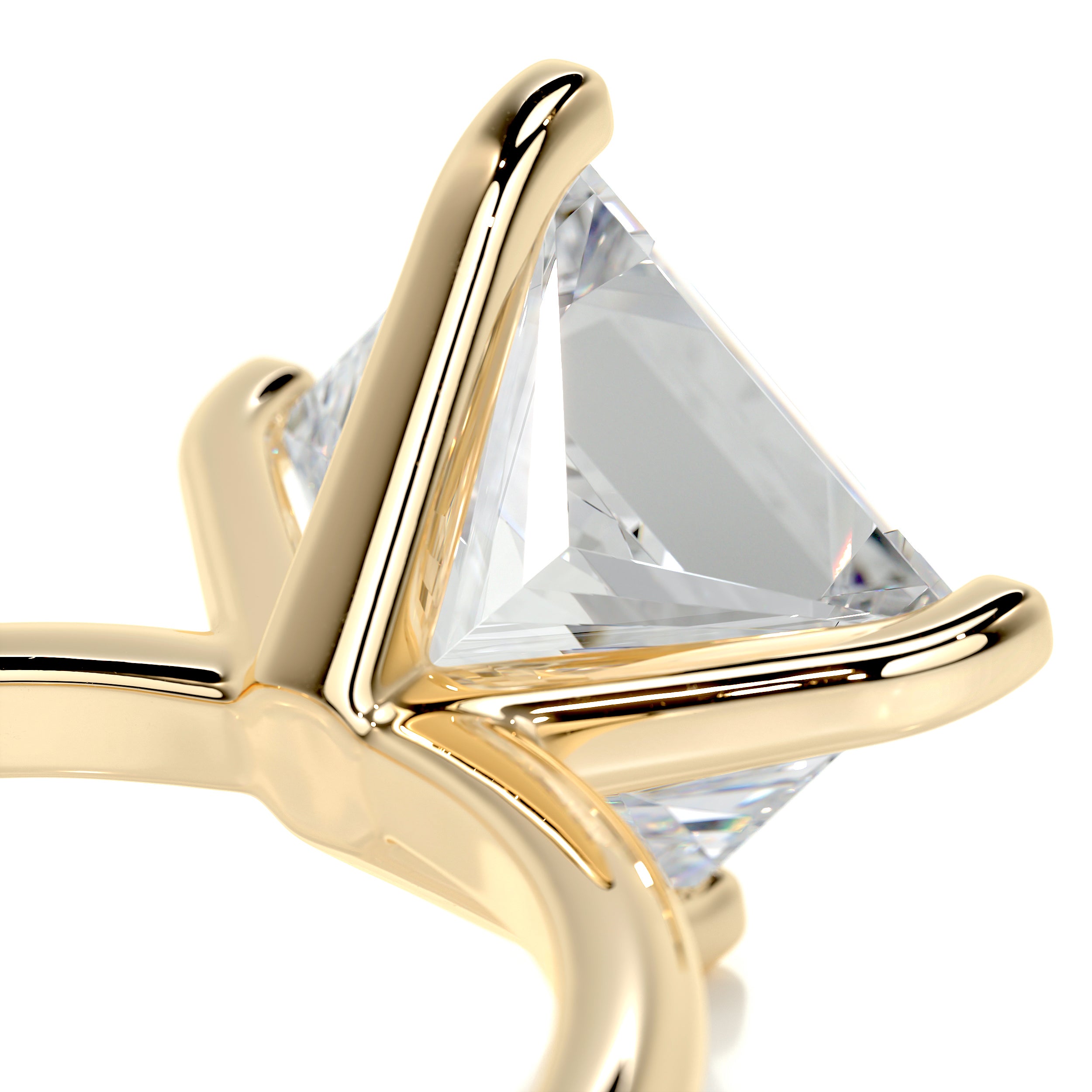 Alma Moissanite Ring -18K Yellow Gold、mySite、hinf8tx79