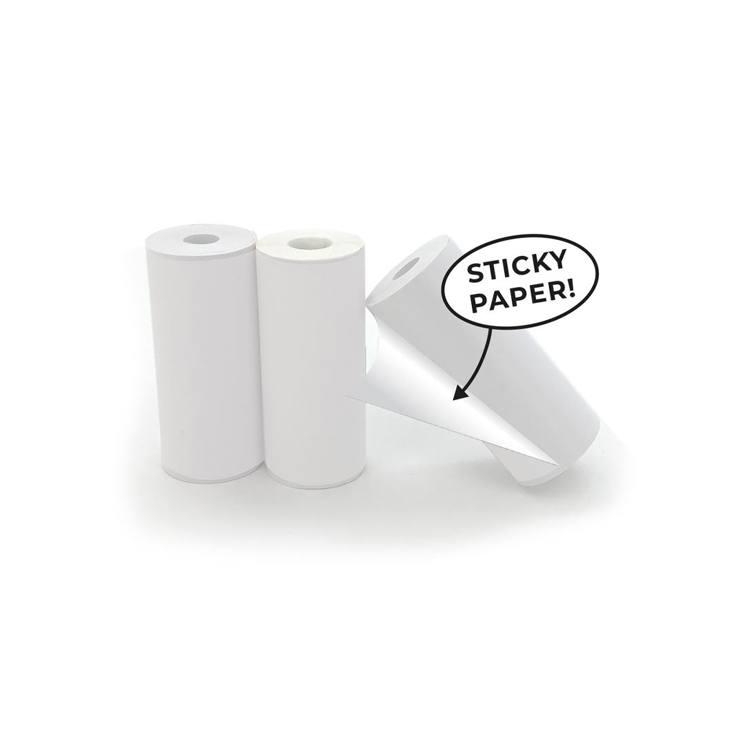  Hoppstar 3x Paper Rolls Refill Package Self-Adhesive、mySite、merchandisen