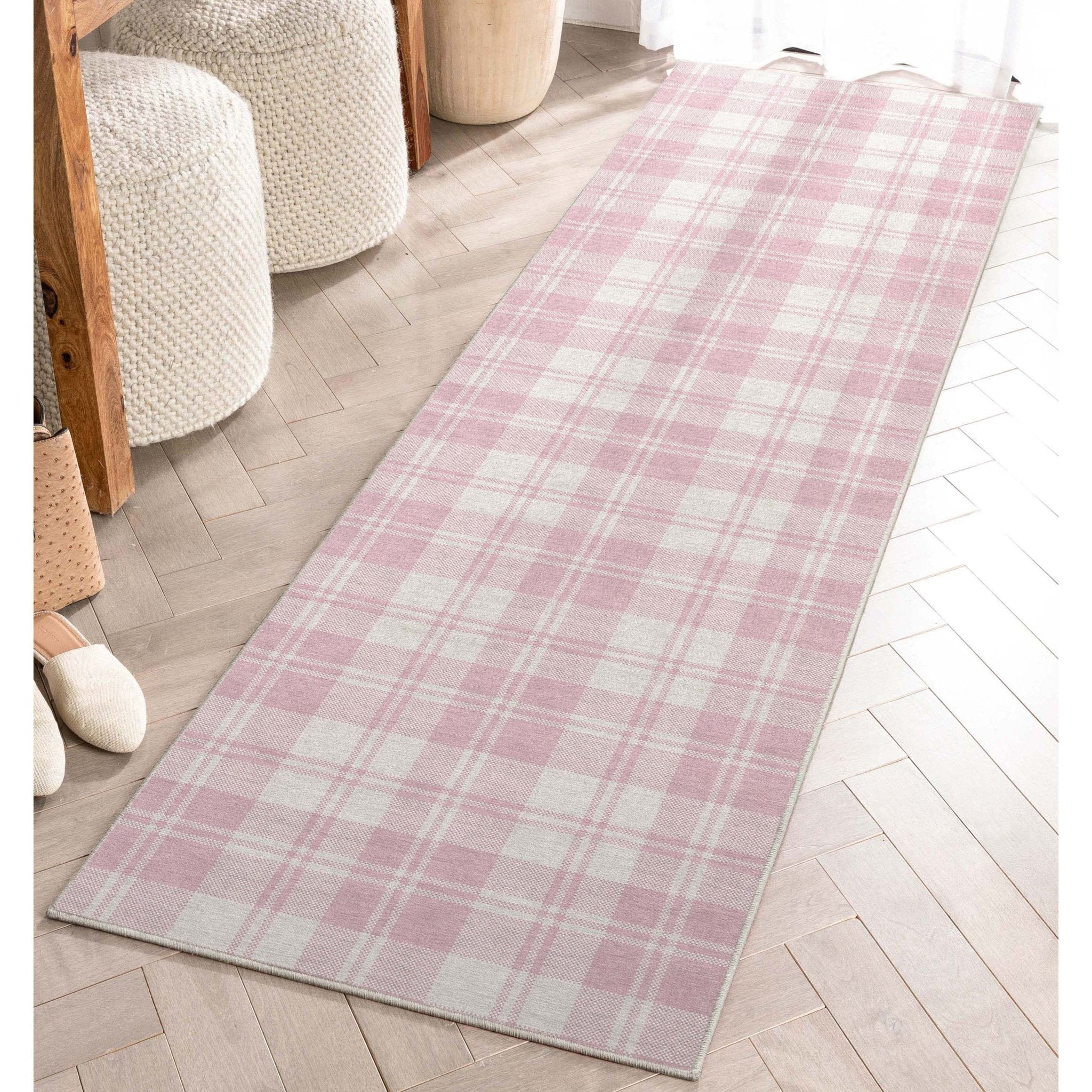 Plaid Modern Geometric Boxes Flat-Weave Rug、mySite、gigharbornorthrealestate