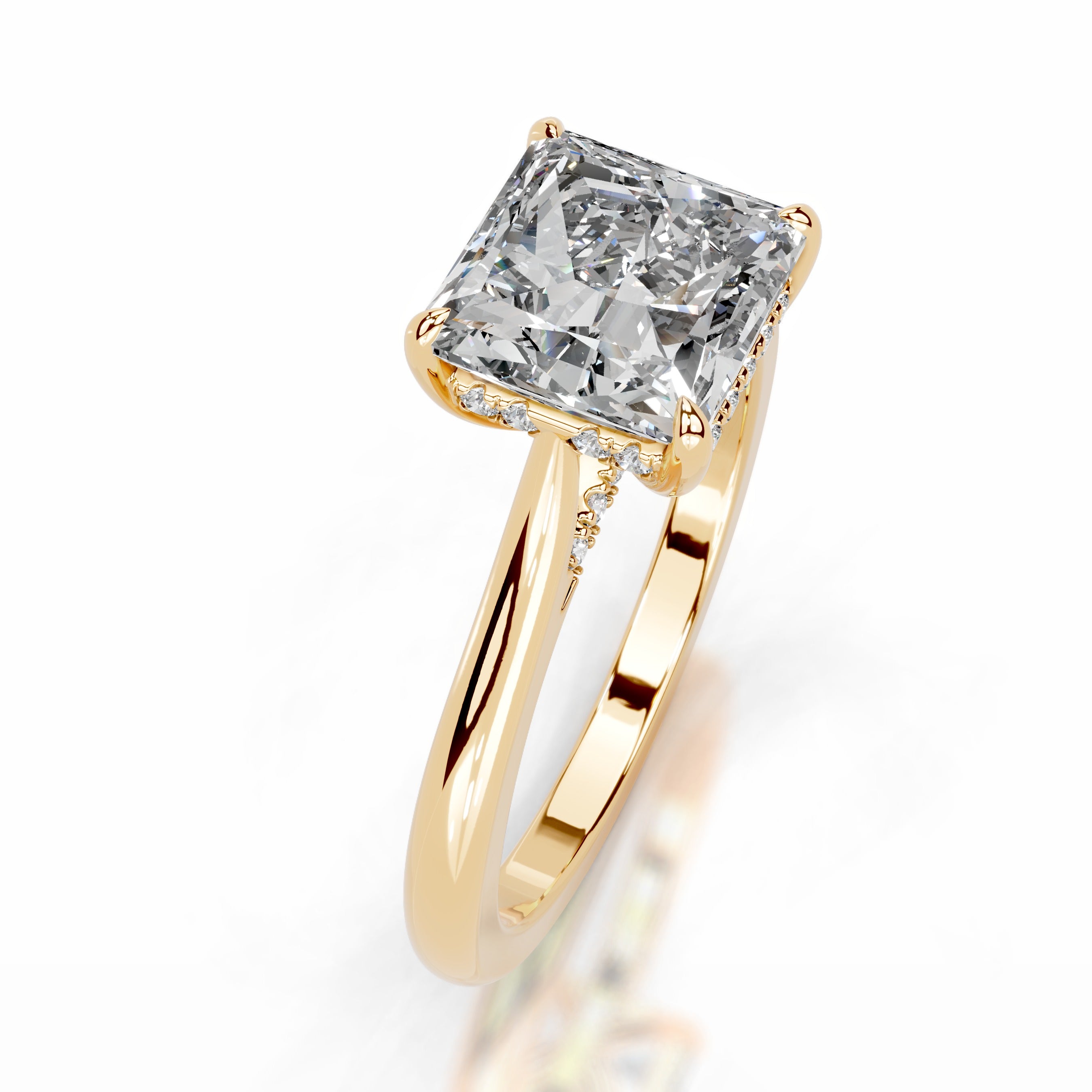 Cardinia Diamond Engagement Ring - 18K Yellow Gold、mySite、hinf8tx79