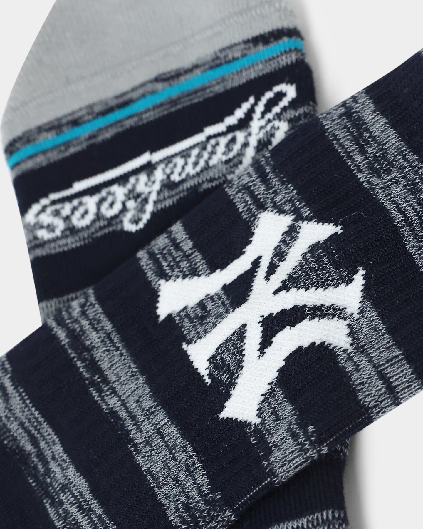 Stance X New York Yankees Twist Crew Socks Navy、mySite、zt4zffjzw