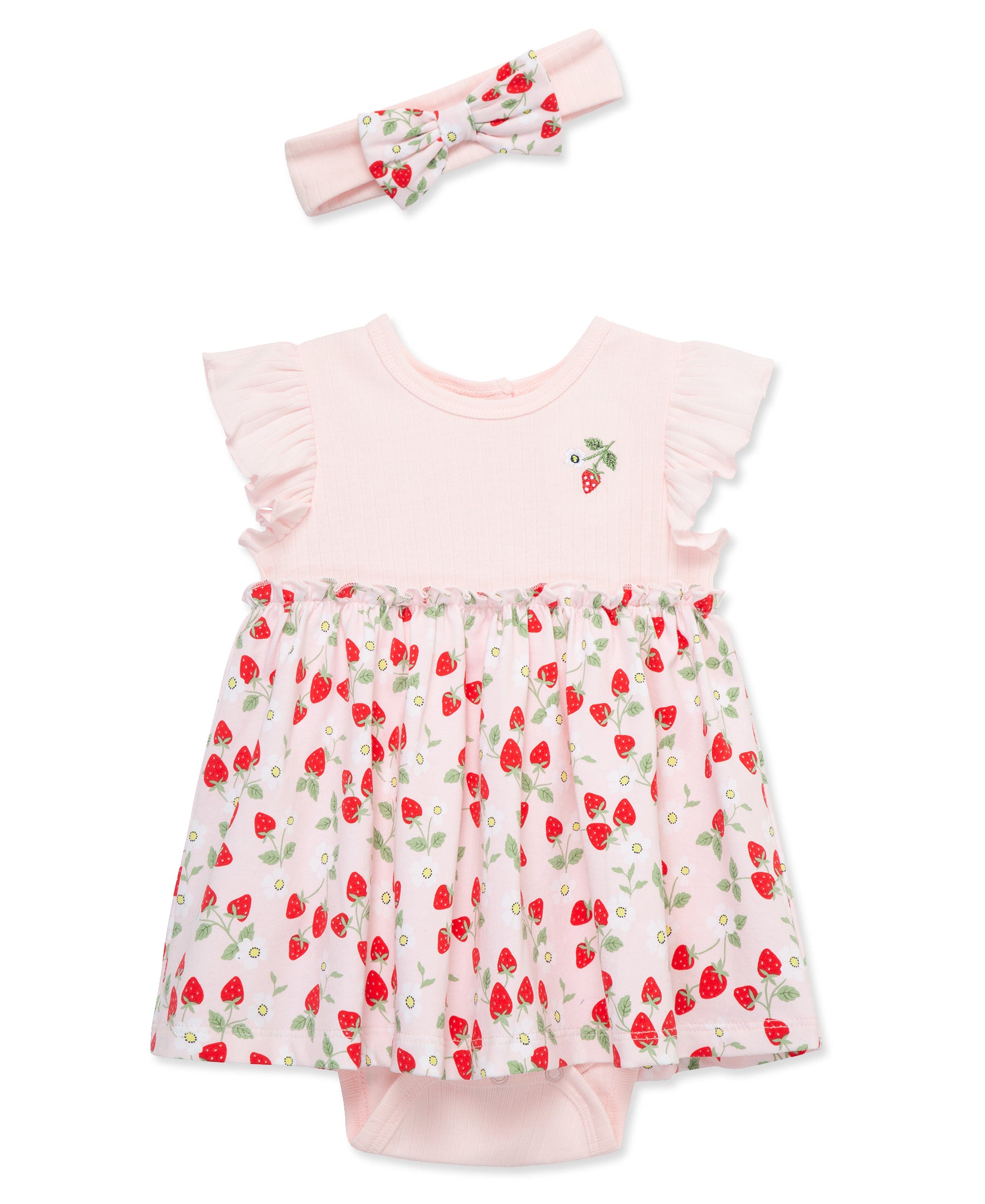  Strawberries Bodysuit Dress & Headband Set、mySite、layawaytickets