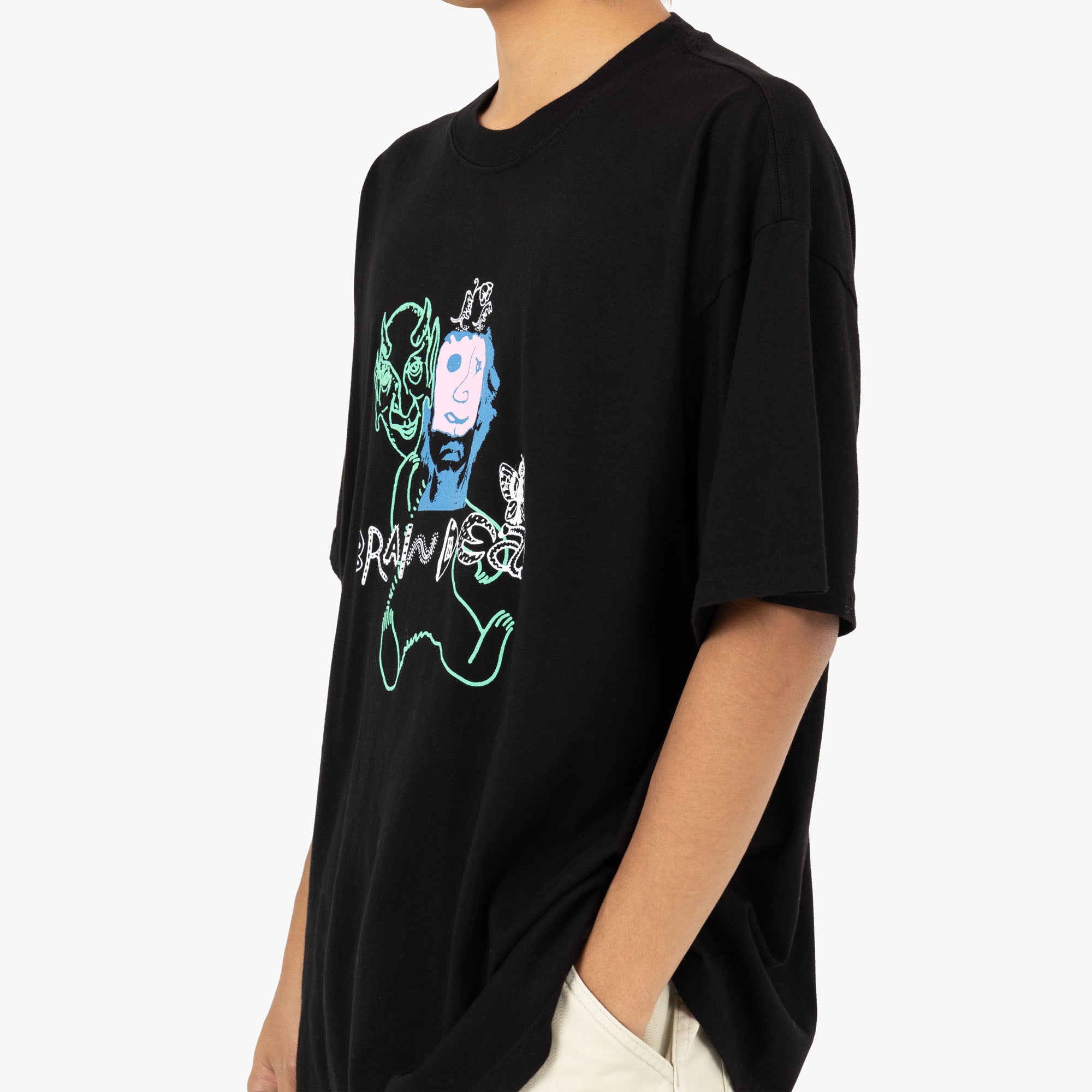  Brain Dead Masks T-Shirt / Black、mySite、merchandisen