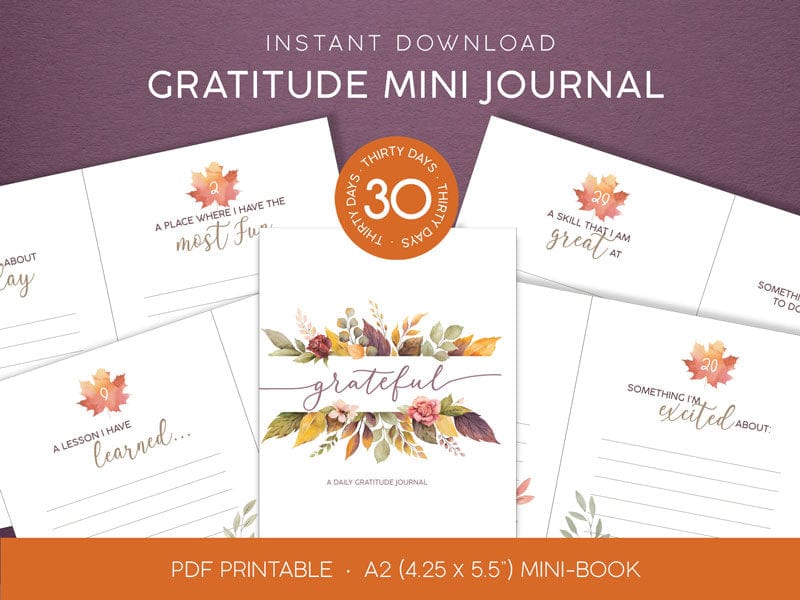  Gratitude Journal - Printable、mySite、ghnorth