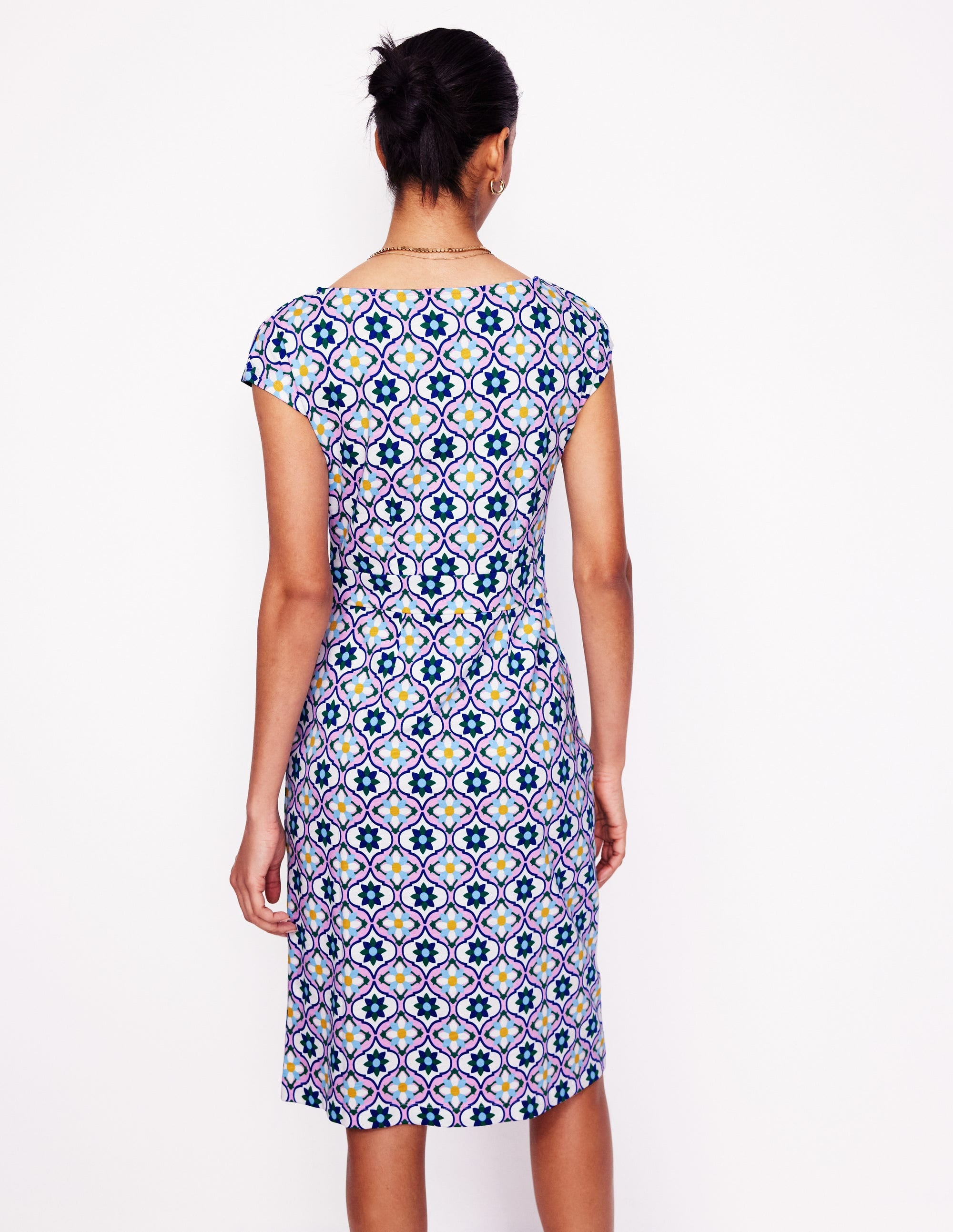  Florrie Jersey Dress-Multi, Floweret Tile、mySite、ashleygrahame