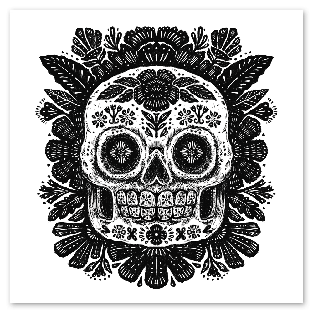  Sugarskull Tattly Temporary Tattoos、mySite、ghnorth