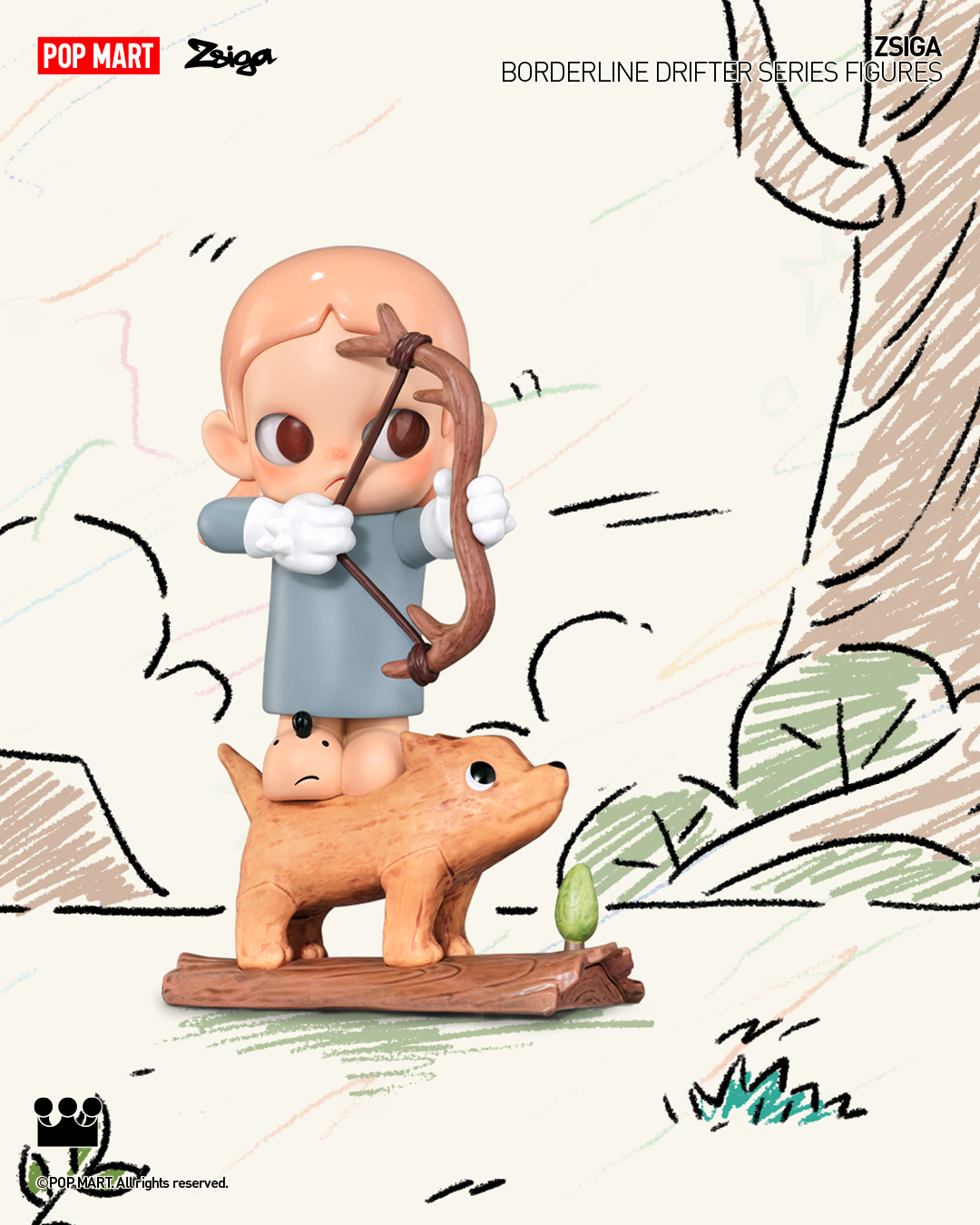  POP MART Zsiga Borderline Drifter Series Figures、mySite、greenlandpopulation