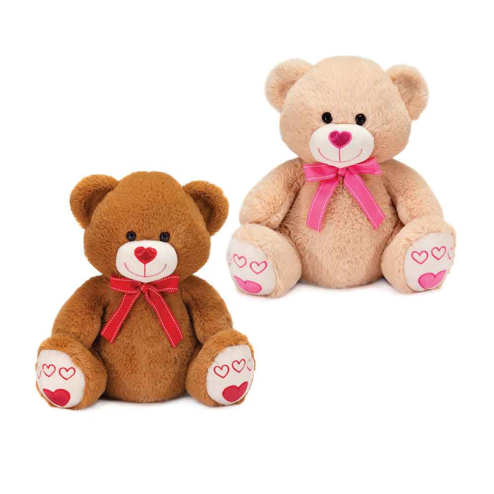 14.5IN 2 ASST. BEARS WITH RIBBON、mySite、g9winljtr
