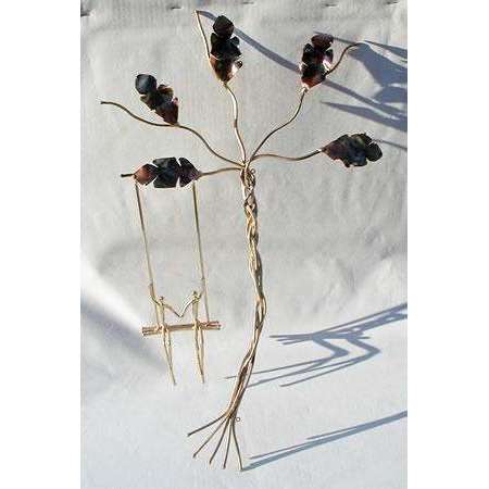 Infinity Art in Metal Tree and Swing Wall Sculpture、mySite、topwebapps