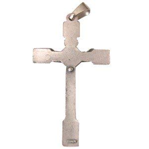  Rosary Roses crucifix - Pewter (5x2.7cm-2x1.1)、mySite、elrpsem3k