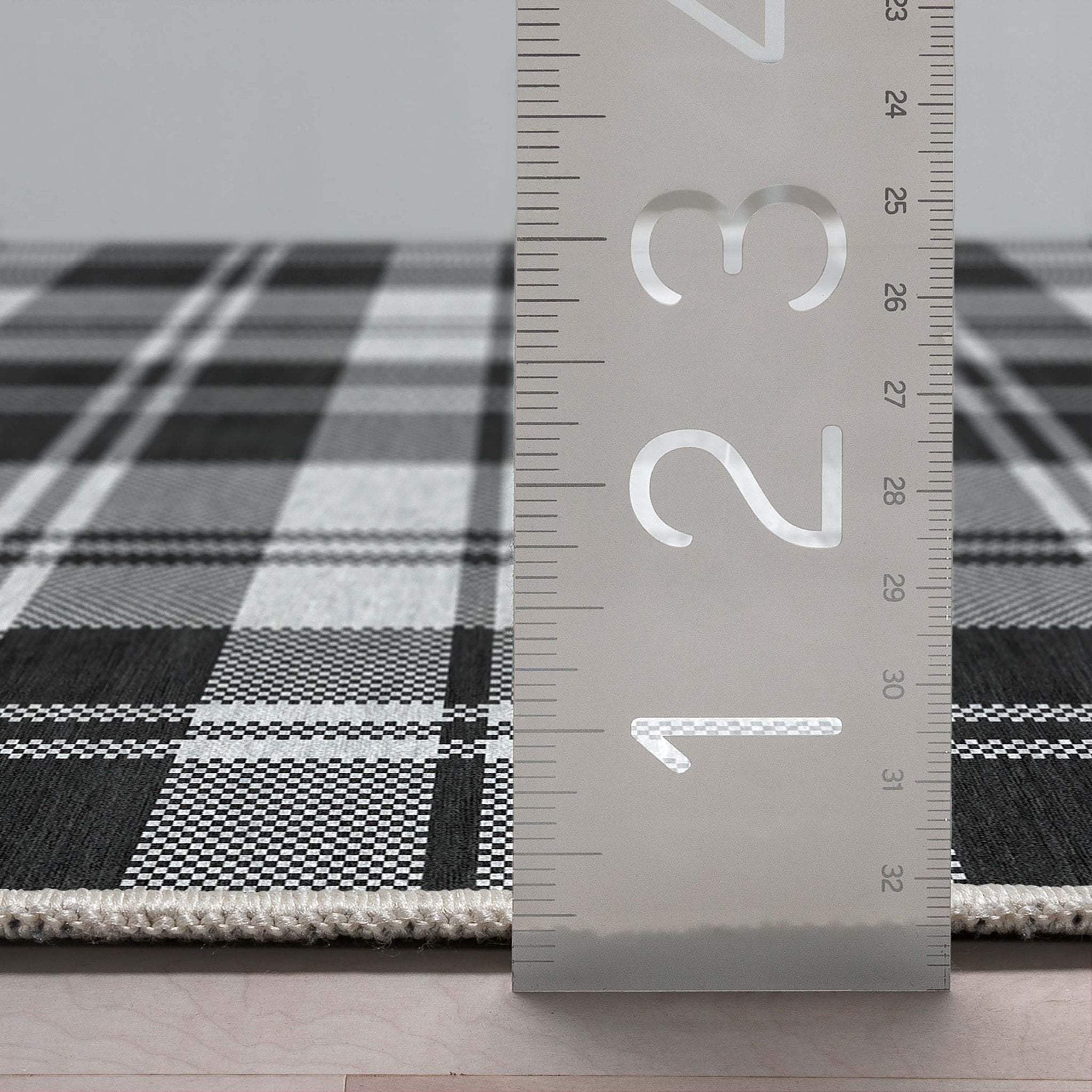 Plaid Modern Geometric Boxes Flat-Weave Rug、mySite、gigharbornorthrealestate