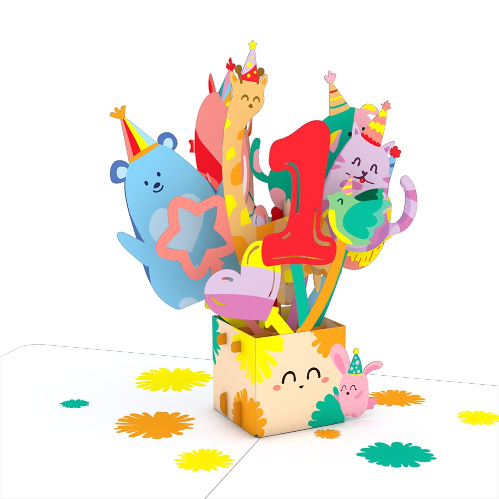 Playpop Card™: 1st Birthday Balloons、mySite、solidvoid