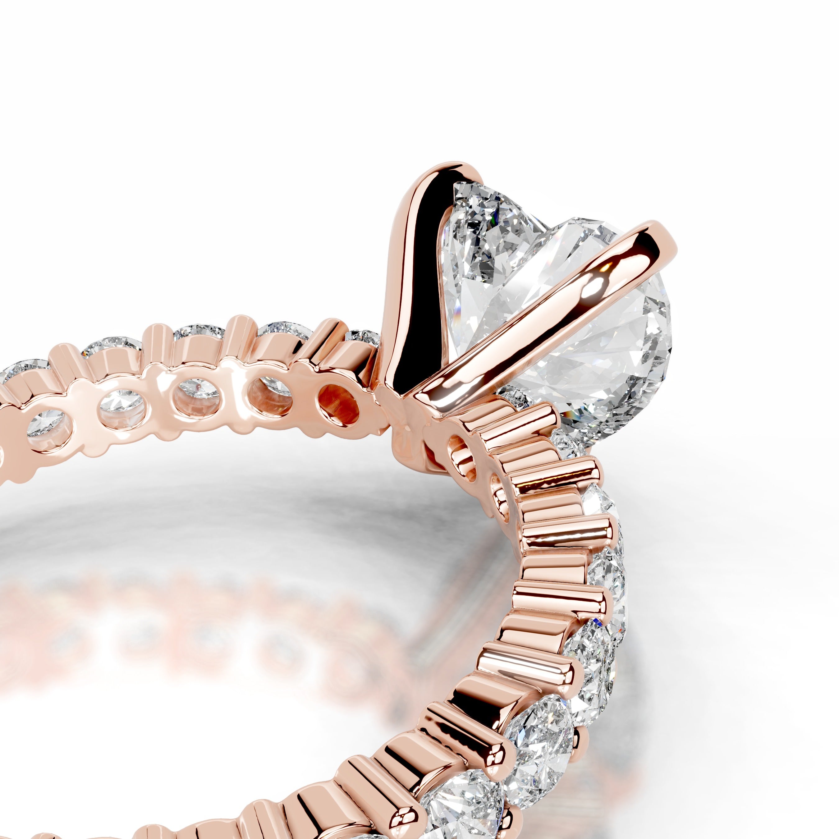Jenna Diamond Engagement Ring - 14K Rose Gold、mySite、hinf8tx79