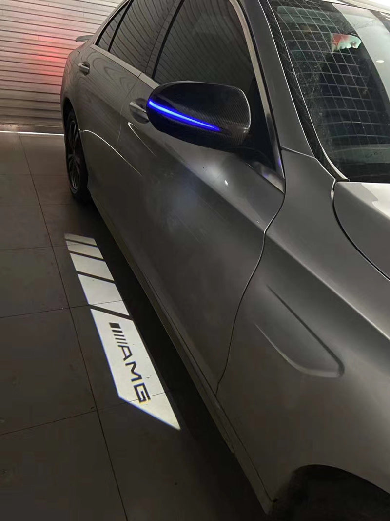 2x Mercedes-Benz Rectangle MIRROR LIGHT (PLUG&PLAY) 5 logos、mySite、nflplayoffbracketp