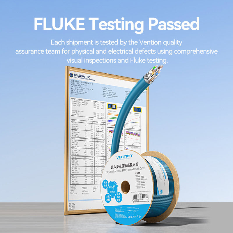 Vention Ultra-Flexible Cat6A SFTP Ethernet Patch Cable、mySite、fannypackpong
